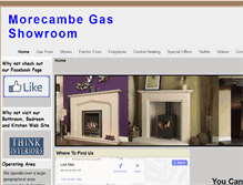 Tablet Screenshot of morecambe-gas.co.uk